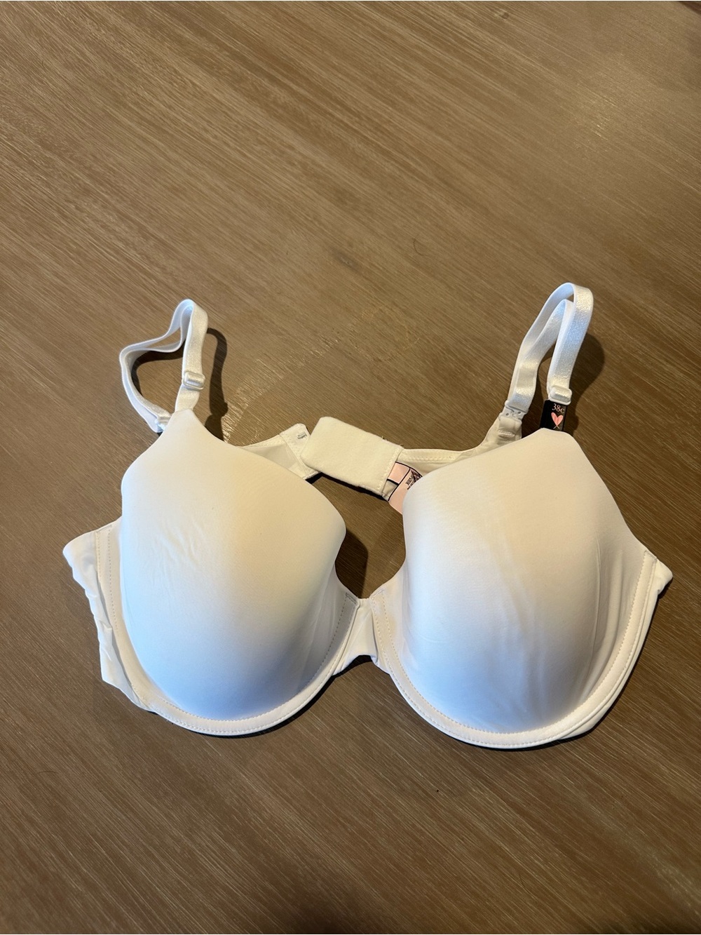 Victoria's Secret Lightly Lined Demi Bra 38C White NWT